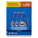 Dash Power Detersivo Liquido Lavatrice, Classico, 3x23 Lavaggi=69 Lavaggi 3x1035 ml